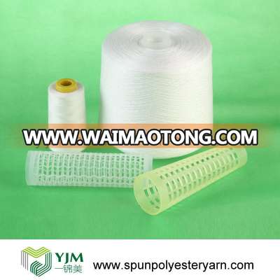 Ne60/2 100% Polyester Yarn for Sewing Thread with Plastic Tube