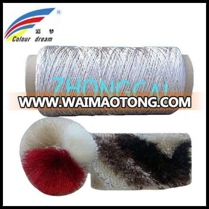 100% polyester shaggy colorful tufted Carpet Yarn